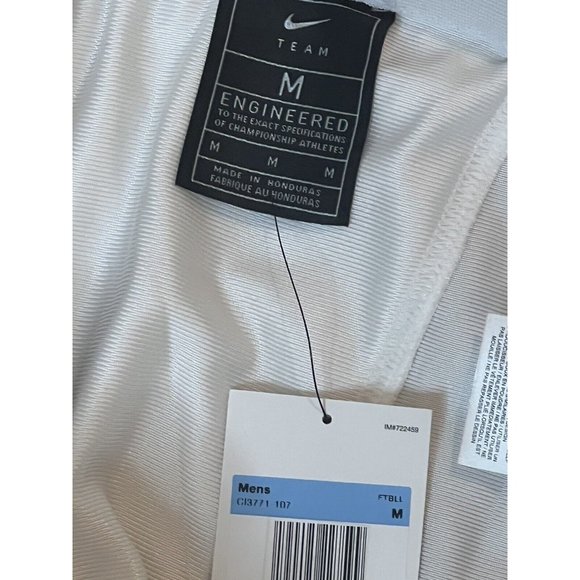 Nike Vapor Pro Men's Football Pants White - Blue Stripes Size L & XXL NWT - Picture 4 of 6